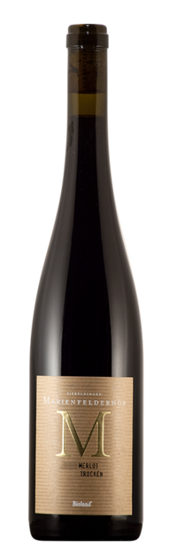 2018 Merlot Rotwein unikat trocken / Bioland Wein- und Sektgut Marienfelderhof / Siebeldingen/Pfalz