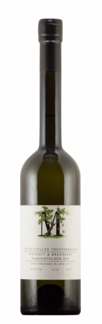  Tresterbrand vom Muskateller / Bioland Wein- und Sektgut Marienfelderhof / Siebeldingen/Pfalz