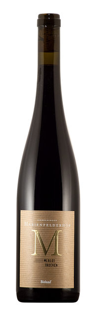 2018 Merlot Rotwein unikat trocken / Bioland Wein- und Sektgut Marienfelderhof / Siebeldingen/Pfalz