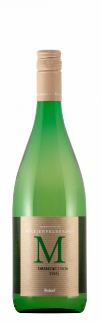 Smaragd Weiswein Cuvée feinherb / Bioland Wein- und Sektgut Marienfelderhof / Siebeldingen/Pfalz