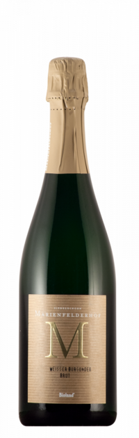 2018 Weisser Burgunder Biosekt brut / Bioland Wein- und Sektgut Marienfelderhof / Siebeldingen/Pfalz